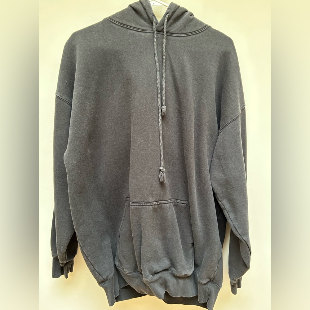 oversized brandy melville christy hoodie black